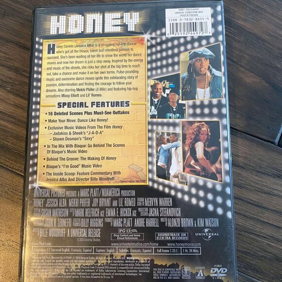 Jessica Alba Honey Dvd - Picture 4 of 4